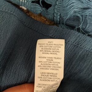 Lucky Brand Tops - NWT Lucky brand cutout lace peasant top Lucky Brand Tops - NWT Lucky brand cutout lace peasant top